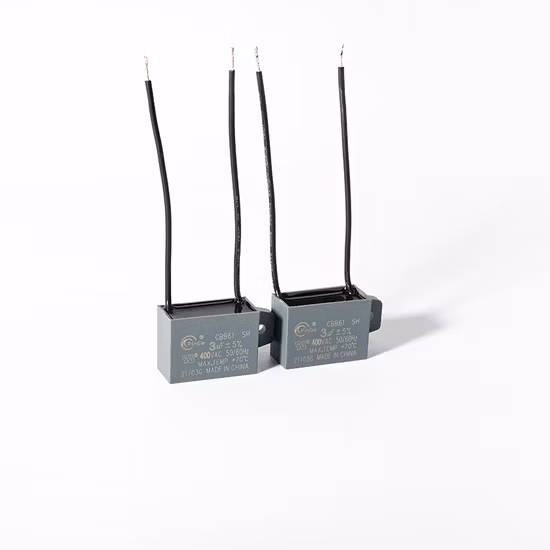 На заводе Ks Pinge Cbb61 для конденсатора двигателя вентилятора с пленочным двигателем переменного тока