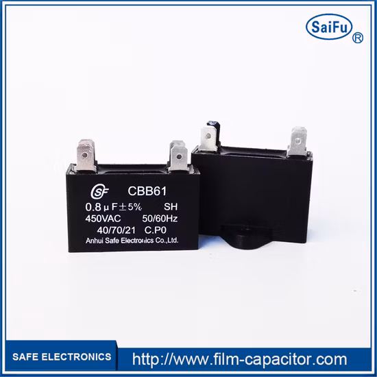 Конденсаторы для запуска двигателя Cbb65 от 1 мкФ до 100 мкФ, пусковой конденсатор двигателя водяного насоса переменного тока, 450 В переменного тока